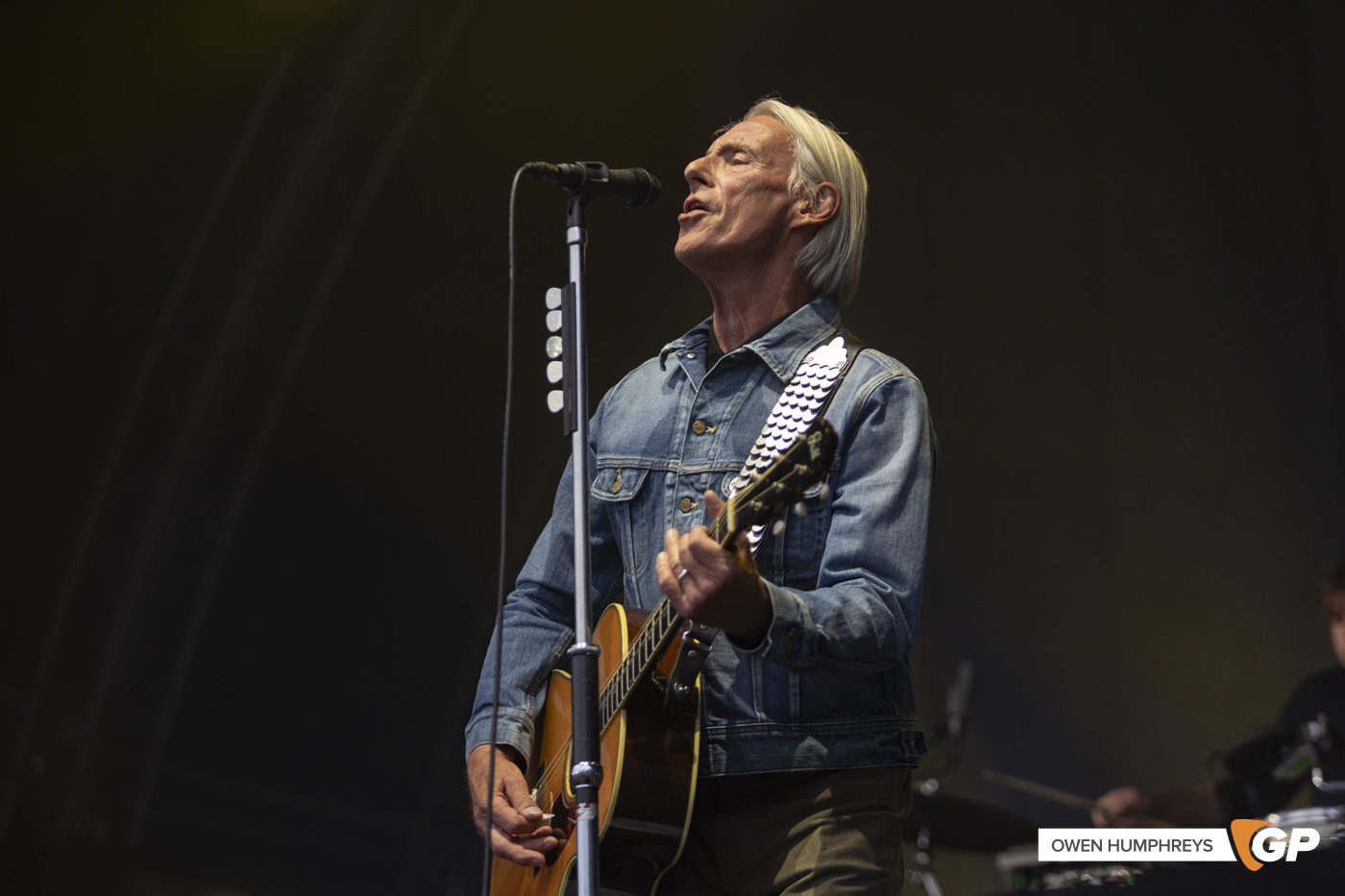 Paul Weller at Trinity College Dublin. Photo by Owen Humphreys www.owen.ie