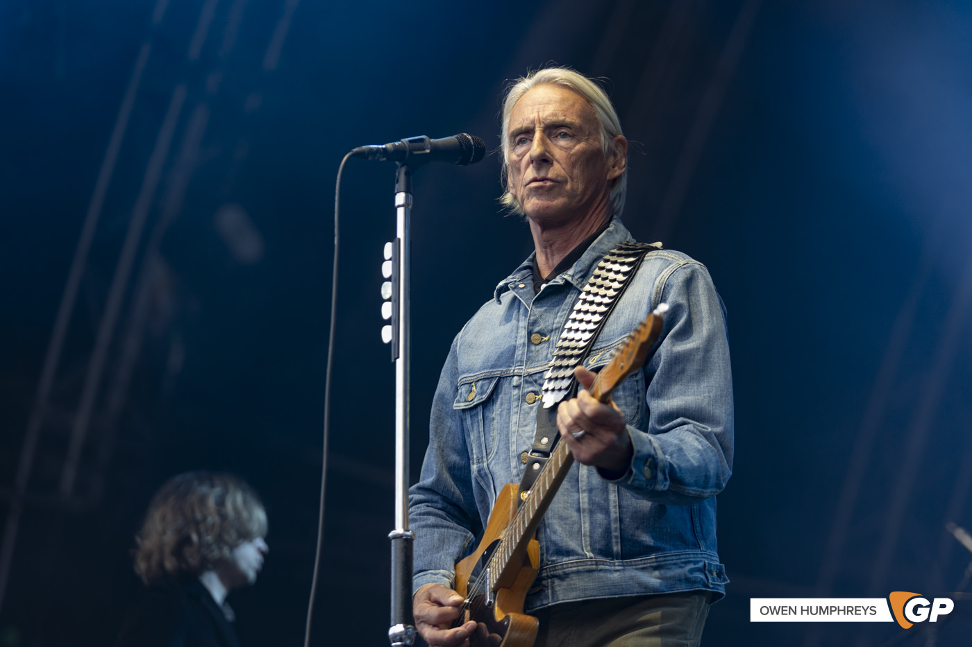 Paul Weller at Trinity College Dublin. Photo by Owen Humphreys www.owen.ie