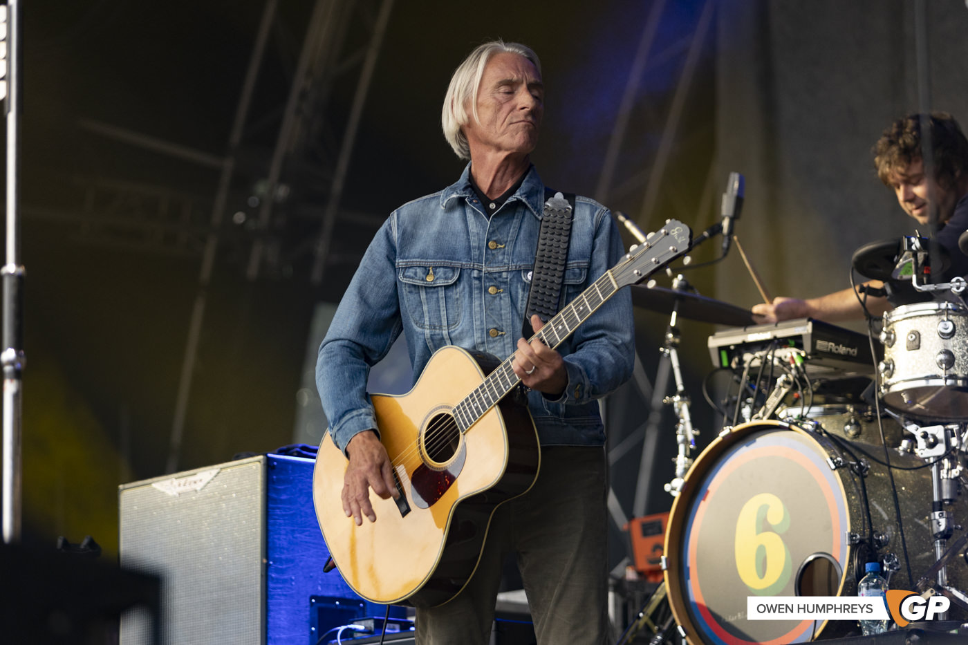 Paul Weller at Trinity College Dublin. Photo by Owen Humphreys www.owen.ie