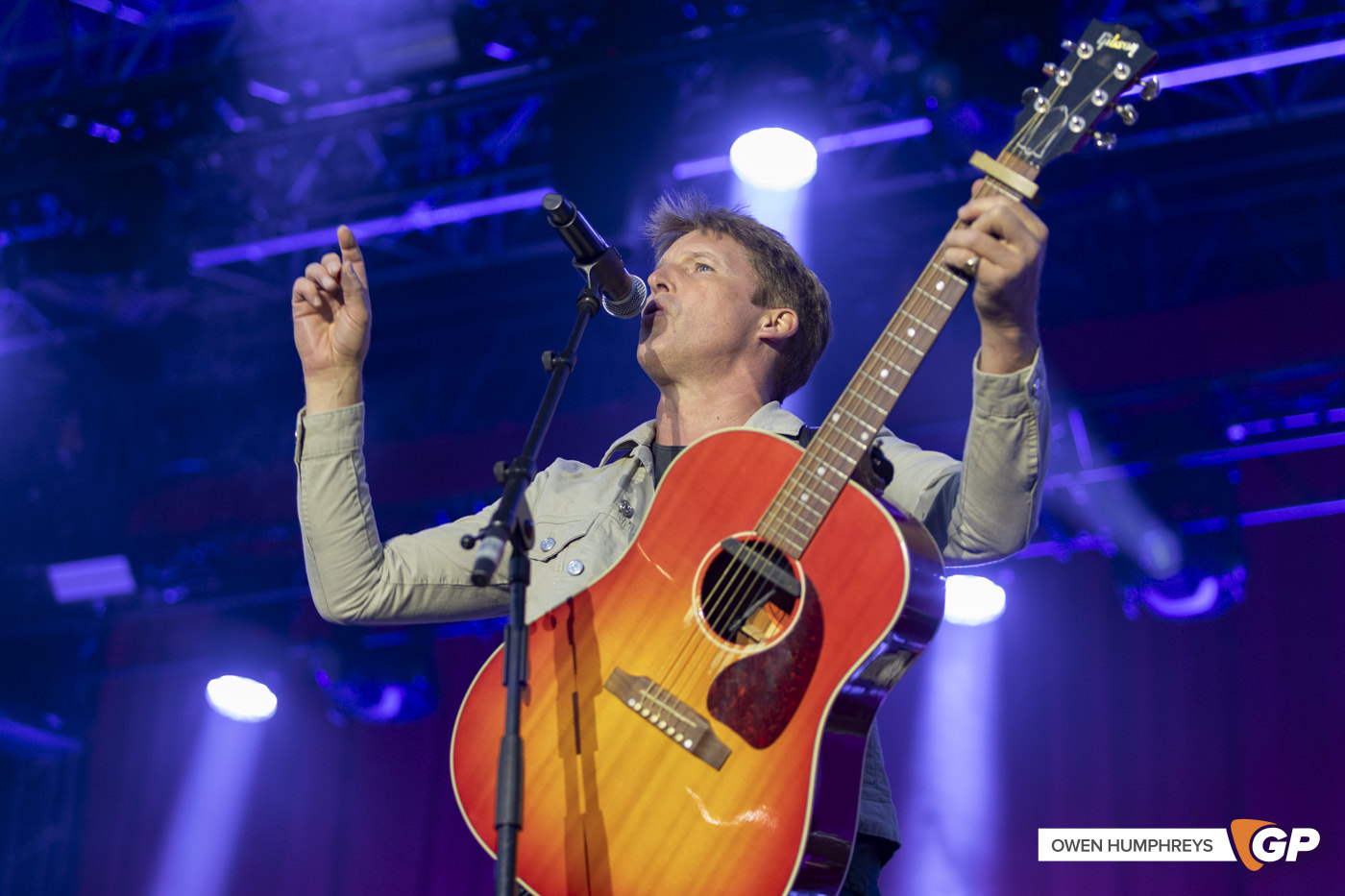James Blunt at Collin’s Barracks. Photo by Owen Humphreys www.owen.ie