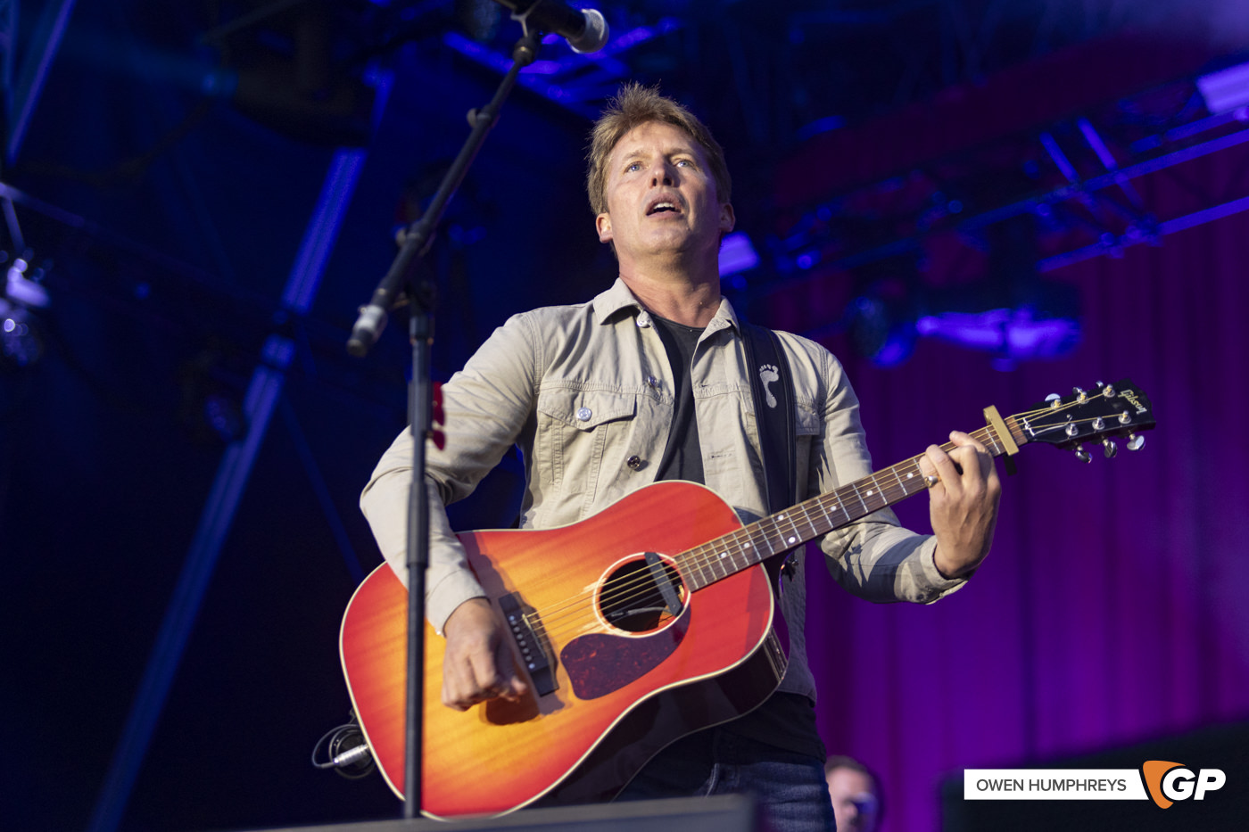 James Blunt at Collin’s Barracks. Photo by Owen Humphreys www.owen.ie