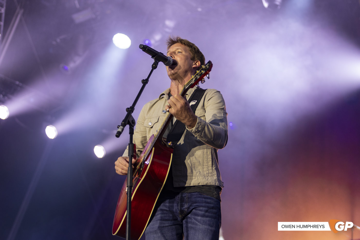 James Blunt at Collin’s Barracks. Photo by Owen Humphreys www.owen.ie