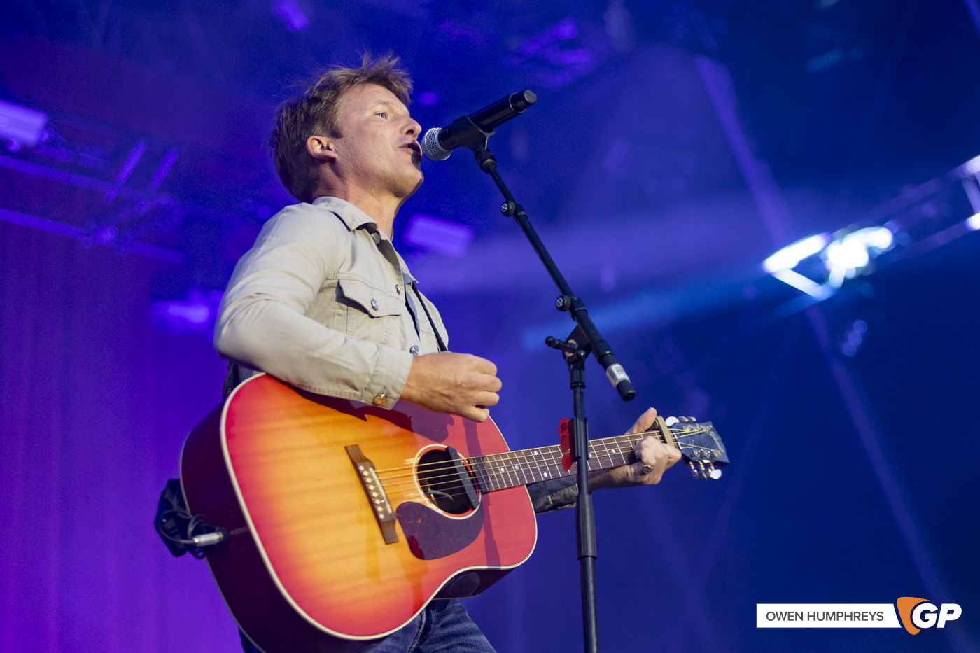 James Blunt at Collin’s Barracks. Photo by Owen Humphreys www.owen.ie