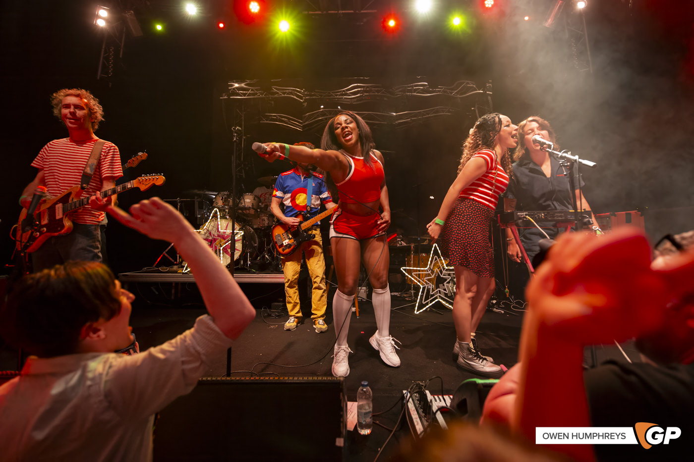 The Go! Team at The Button Factory. Photo by Owen Humphreys www.owen.ie