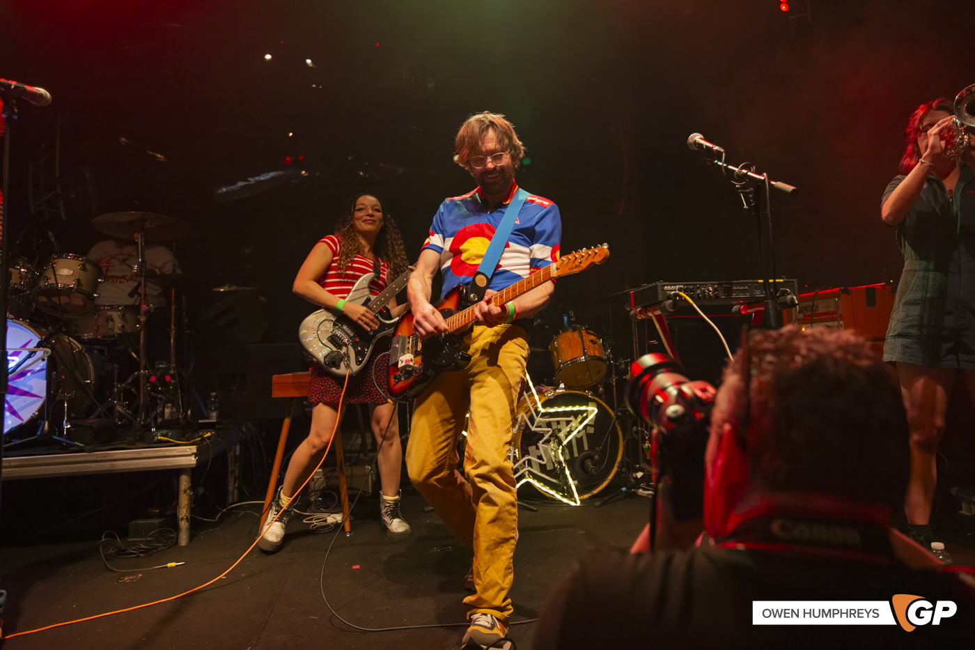 The Go! Team at The Button Factory. Photo by Owen Humphreys www.owen.ie