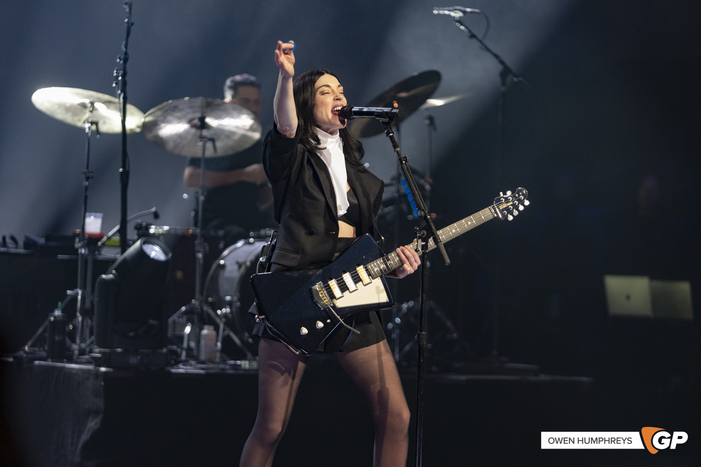 St Vincent at the 3Olympia Theatre. Photo by Owen Humphreys www.owen.ie