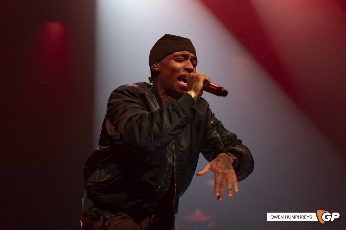 Rejjie Snow at the 3Olympia Theatre. Photo by Owen Humphreys www.owen.ie