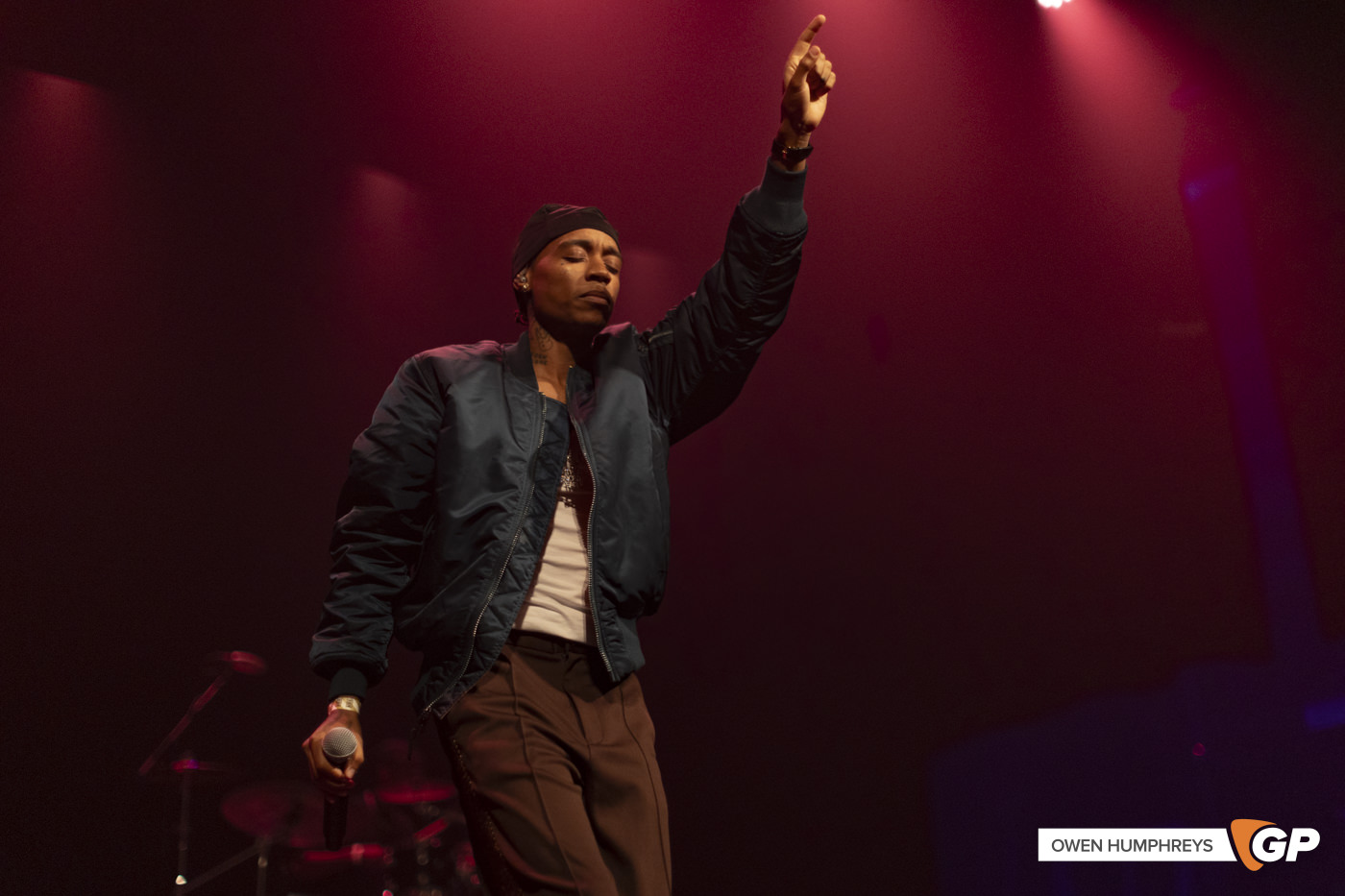 Rejjie Snow at the 3Olympia Theatre. Photo by Owen Humphreys www.owen.ie