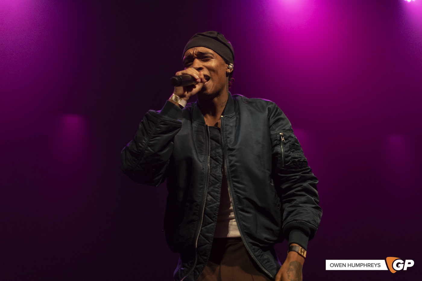 Rejjie Snow at the 3Olympia Theatre. Photo by Owen Humphreys www.owen.ie