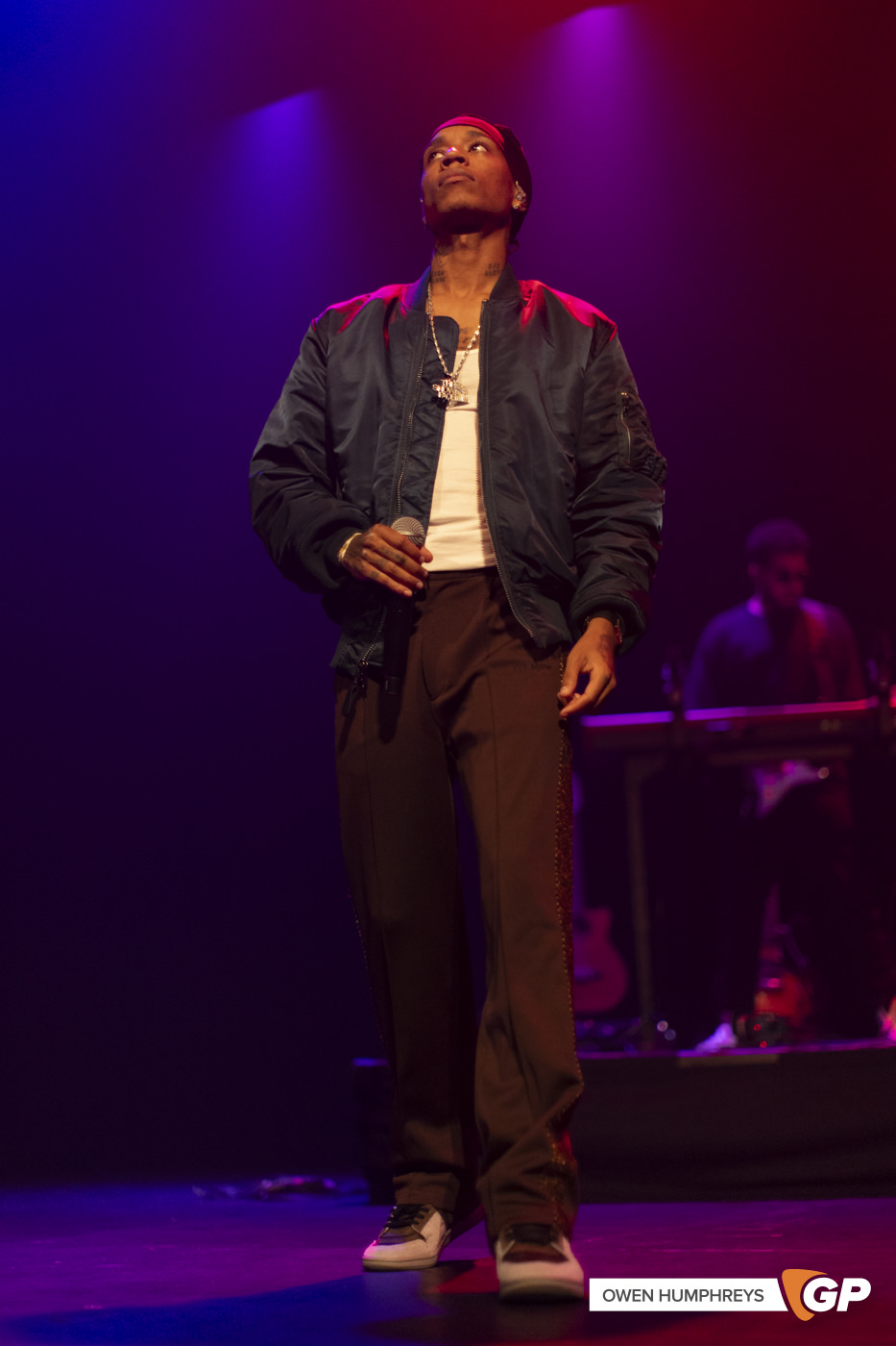 Rejjie Snow at the 3Olympia Theatre. Photo by Owen Humphreys www.owen.ie