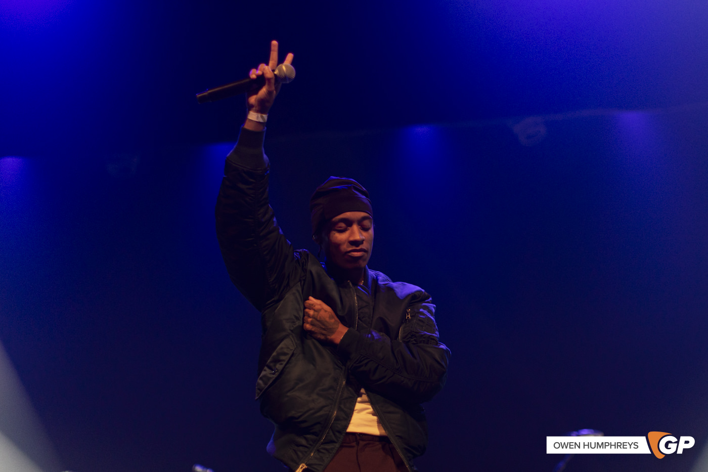 Rejjie Snow at the 3Olympia Theatre. Photo by Owen Humphreys www.owen.ie