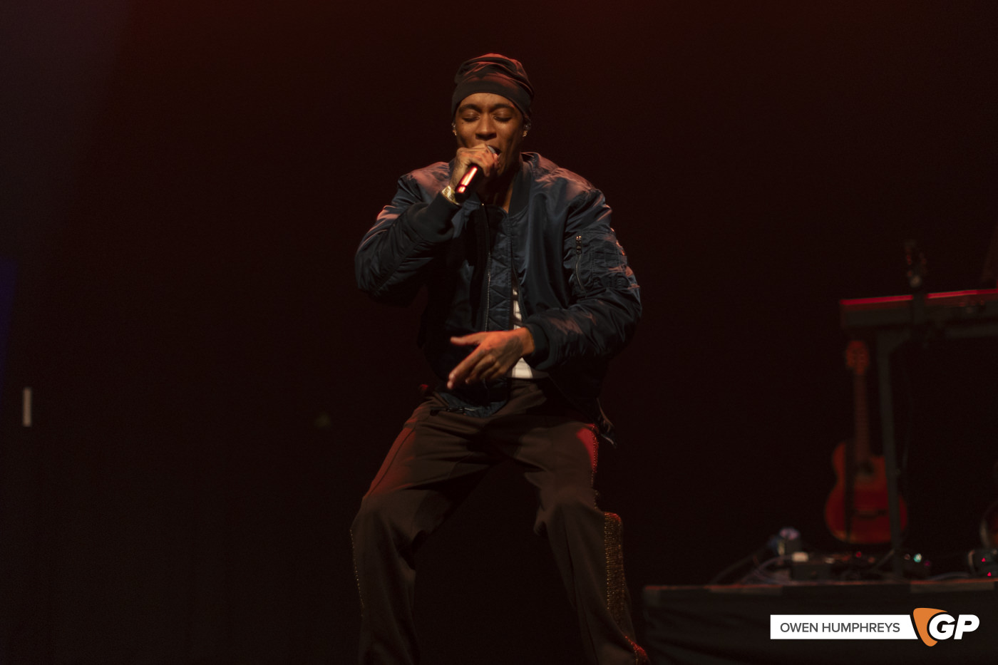 Rejjie Snow at the 3Olympia Theatre. Photo by Owen Humphreys www.owen.ie