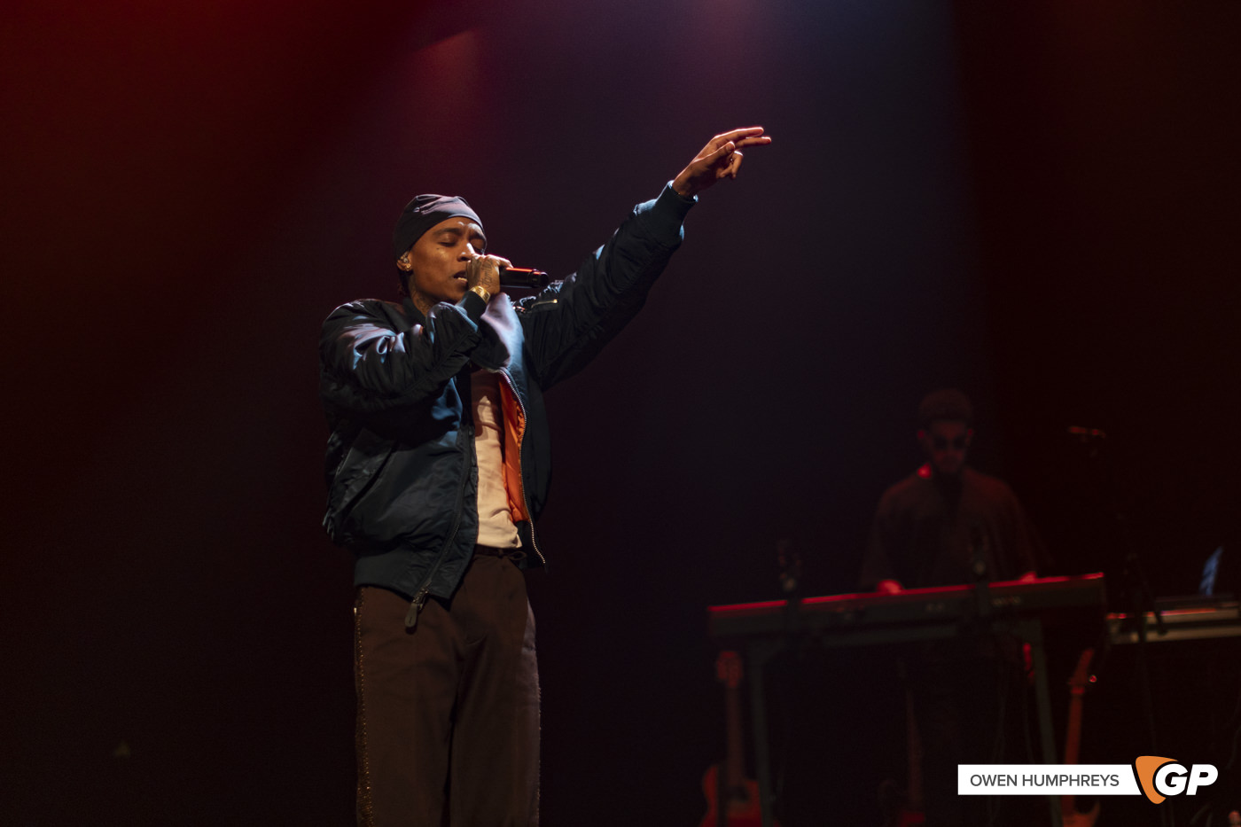 Rejjie Snow at the 3Olympia Theatre. Photo by Owen Humphreys www.owen.ie