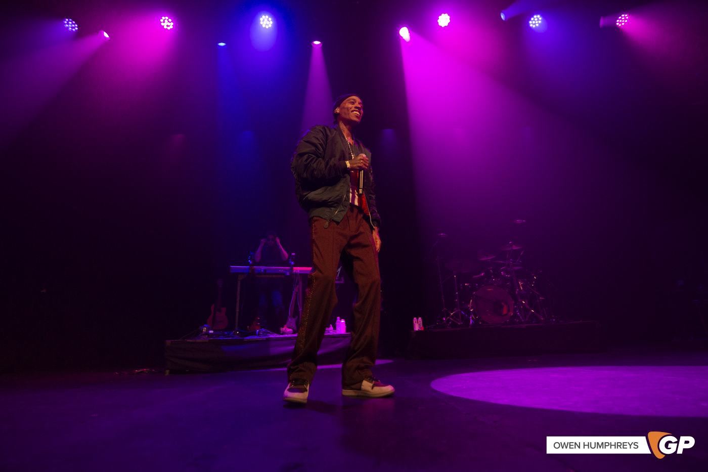 Rejjie Snow at the 3Olympia Theatre. Photo by Owen Humphreys www.owen.ie