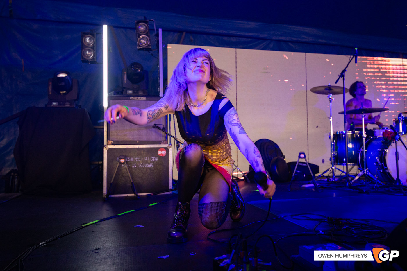 Meryl Streek at in The Meadows. Photo by Owen Humphreys www.owen.ie