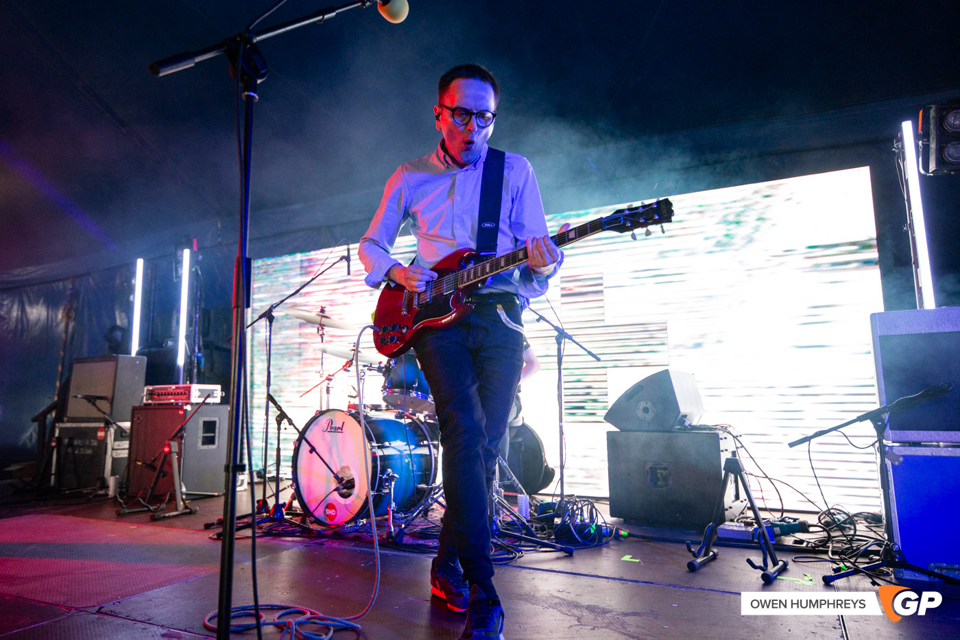 Trupa Trupa at in The Meadows. Photo by Owen Humphreys www.owen.ie