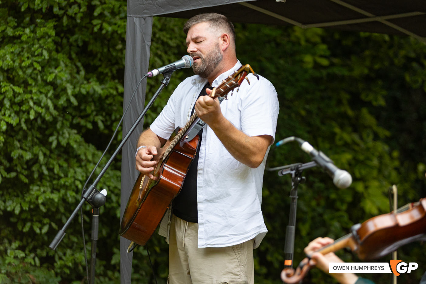 Eddie Winston at Hibernacle 2025. Photo by Owen Humphreys www.owen.ie