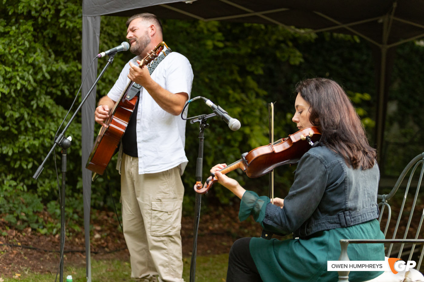 Eddie Winston at Hibernacle 2025. Photo by Owen Humphreys www.owen.ie