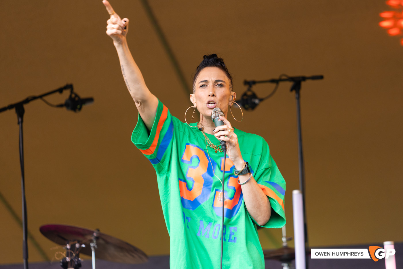 Aine Tyrrell at Hibernacle 2025. Photo by Owen Humphreys www.owen.ie