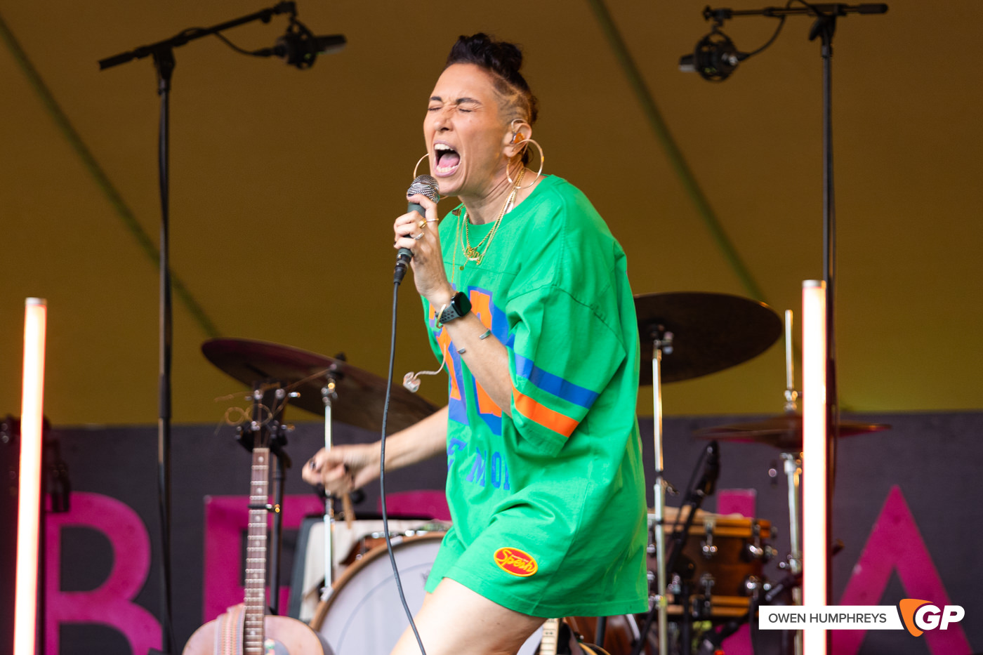 Aine Tyrrell at Hibernacle 2025. Photo by Owen Humphreys www.owen.ie