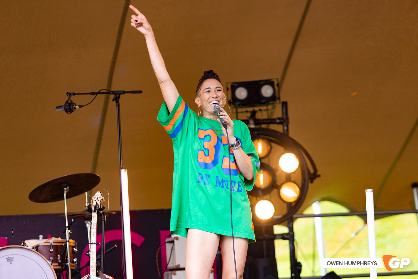 Aine Tyrrell at Hibernacle 2025. Photo by Owen Humphreys www.owen.ie