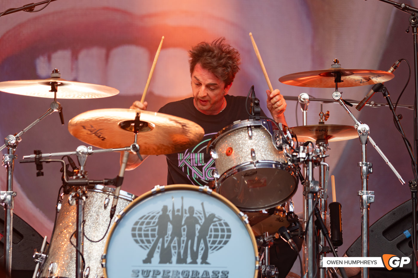 Supergrass at Iveagh Gardens. Photo by Owen Humphreys www.owen.ie