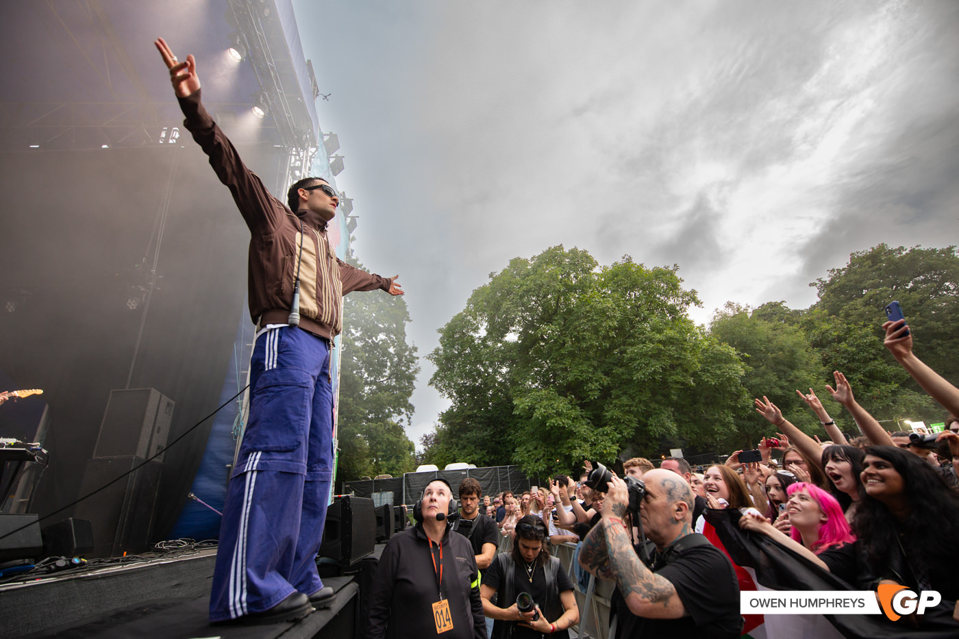 The Murder Capital at The Iveagh Gardens. Photo by Owen Humphreys www.owen.ie