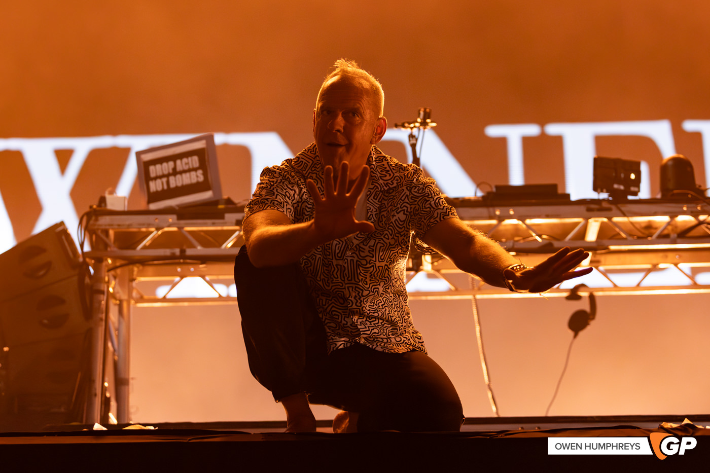Fatboy Slim at Electric Picnic 2025. Photo by Owen Humphreys www.owen.ie