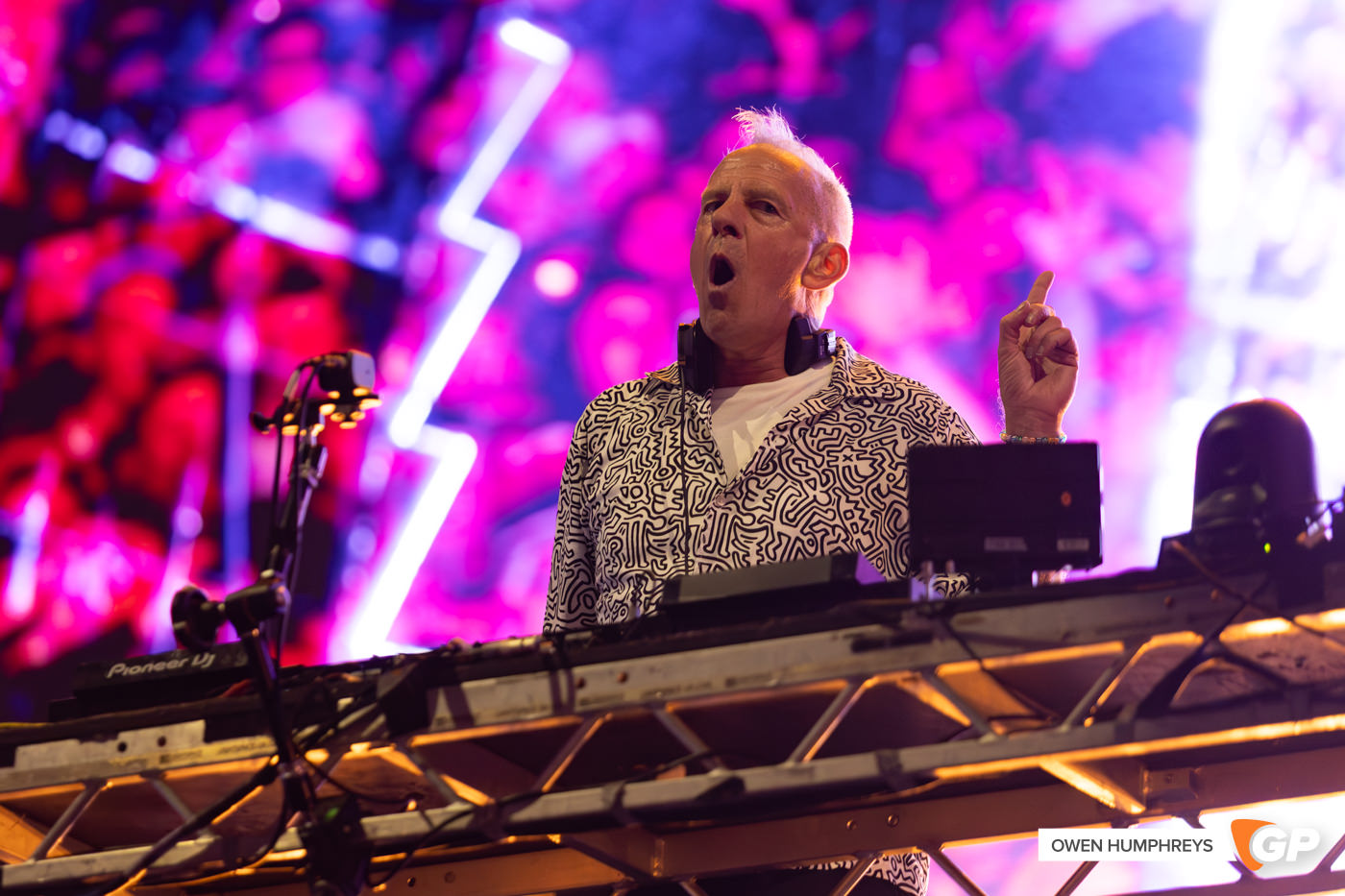 Fatboy Slim at Electric Picnic 2025. Photo by Owen Humphreys www.owen.ie