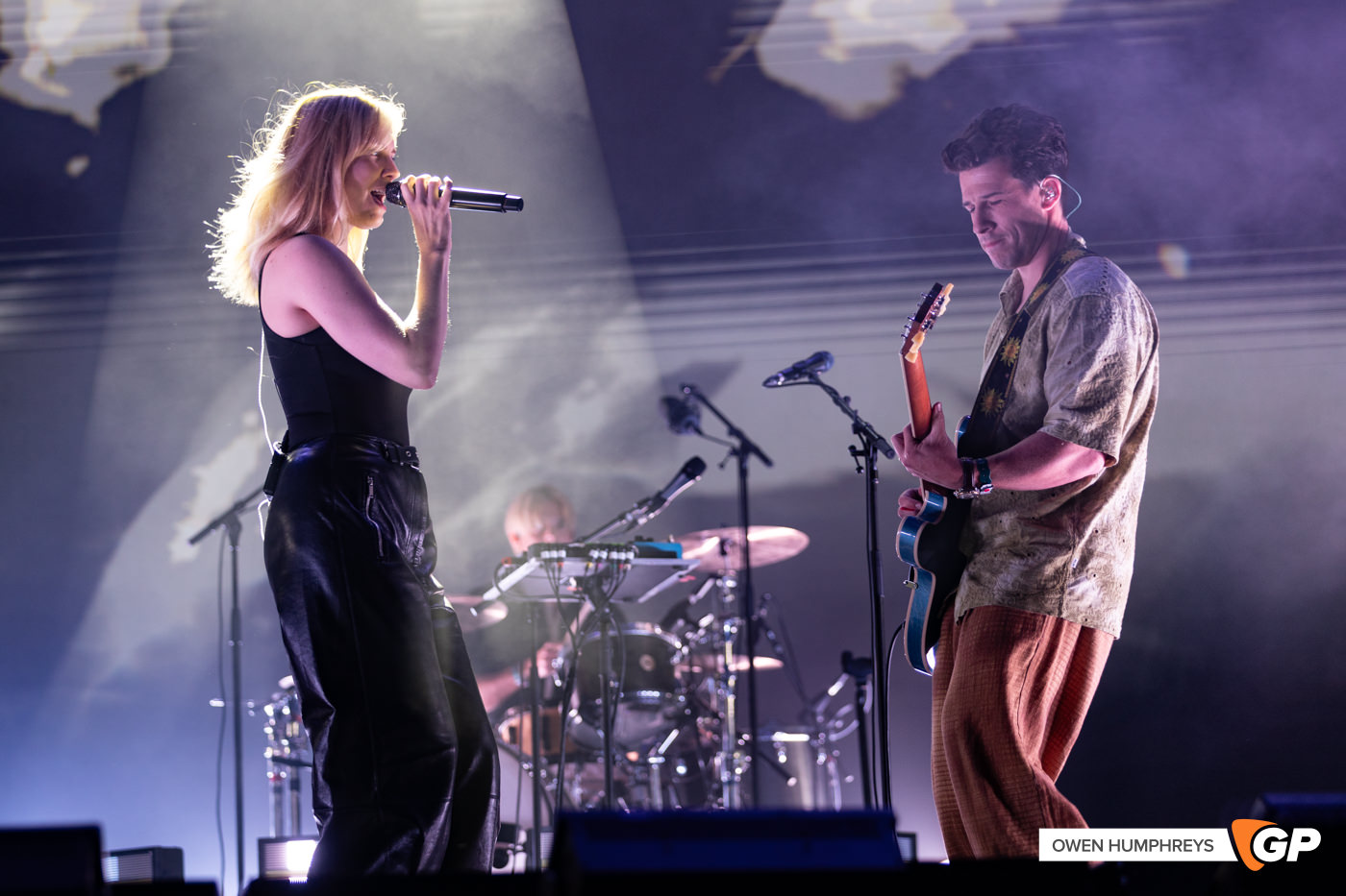London Grammar at All Together Now 2025. Photo by Owen Humphreys www.owen.ie