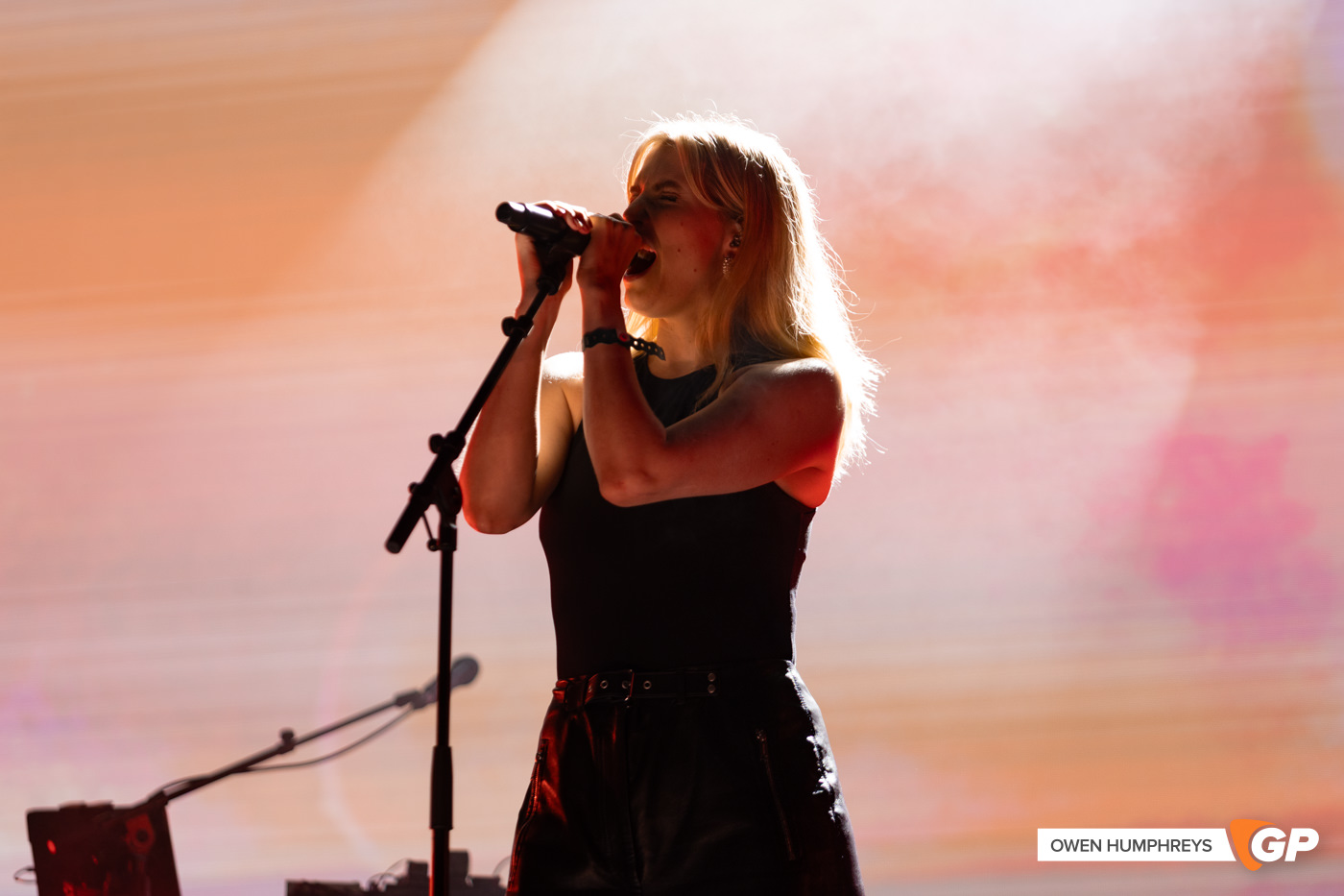 London Grammar at All Together Now 2025. Photo by Owen Humphreys www.owen.ie