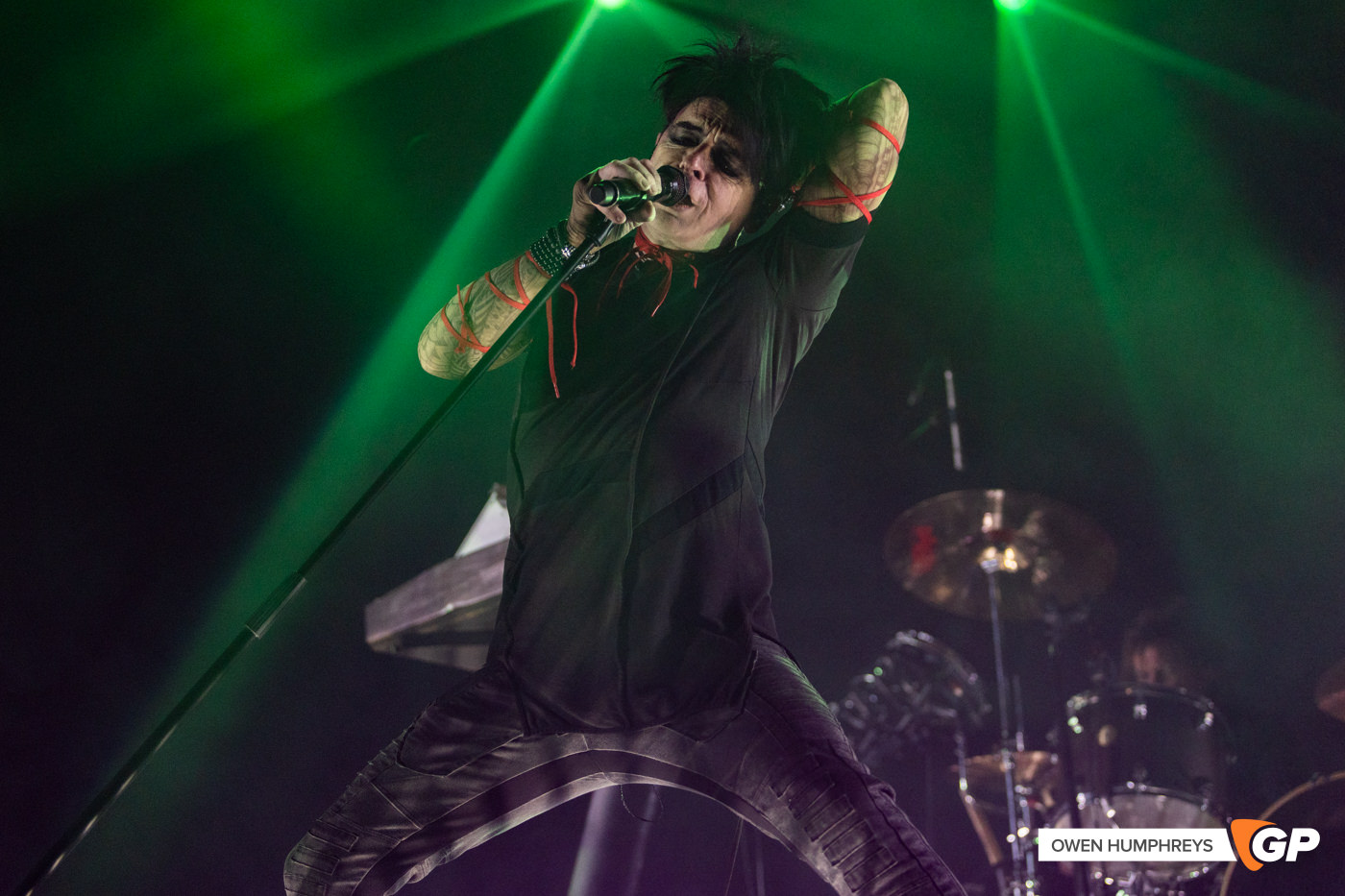 Gary Numan at 3Olympia Theatre. Photo by Owen Humphreys www.owen.ie