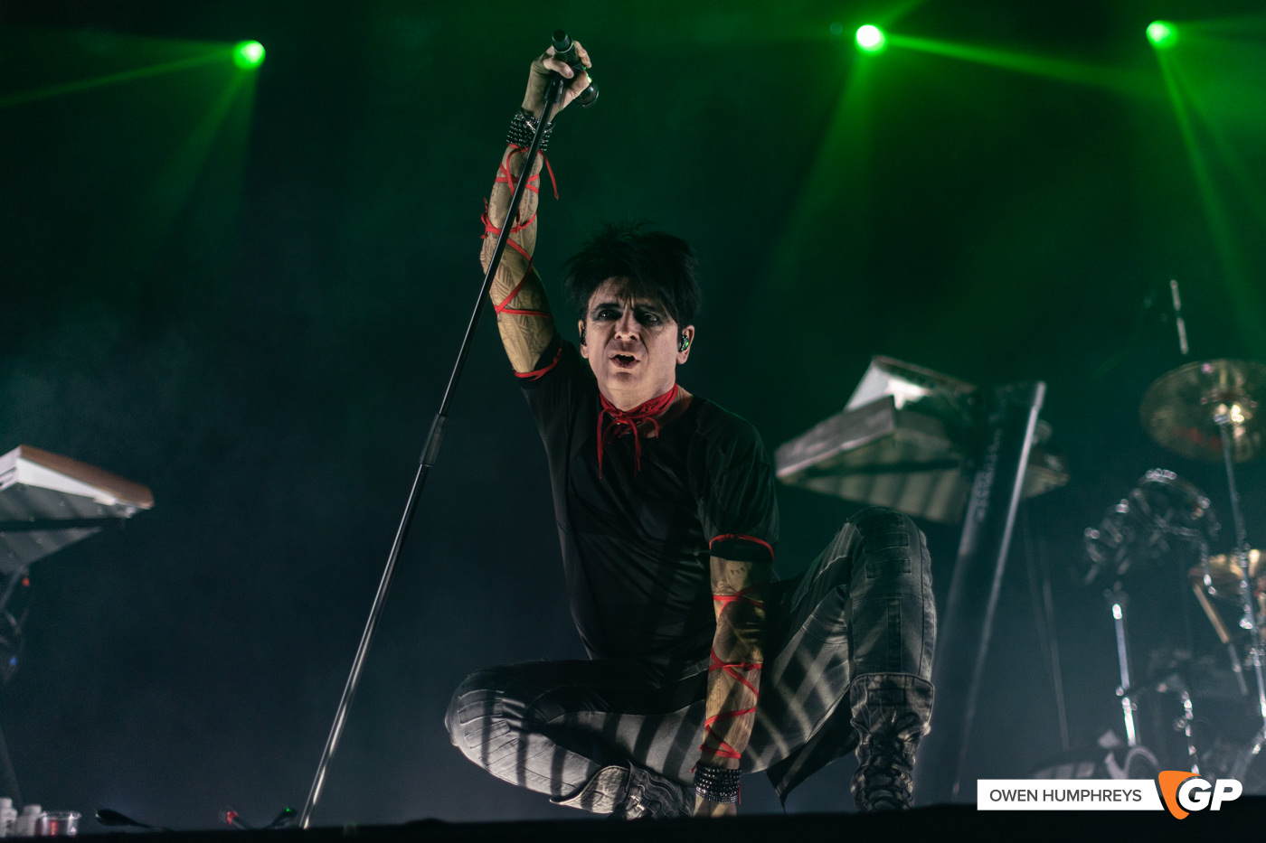 Gary Numan at 3Olympia Theatre. Photo by Owen Humphreys www.owen.ie