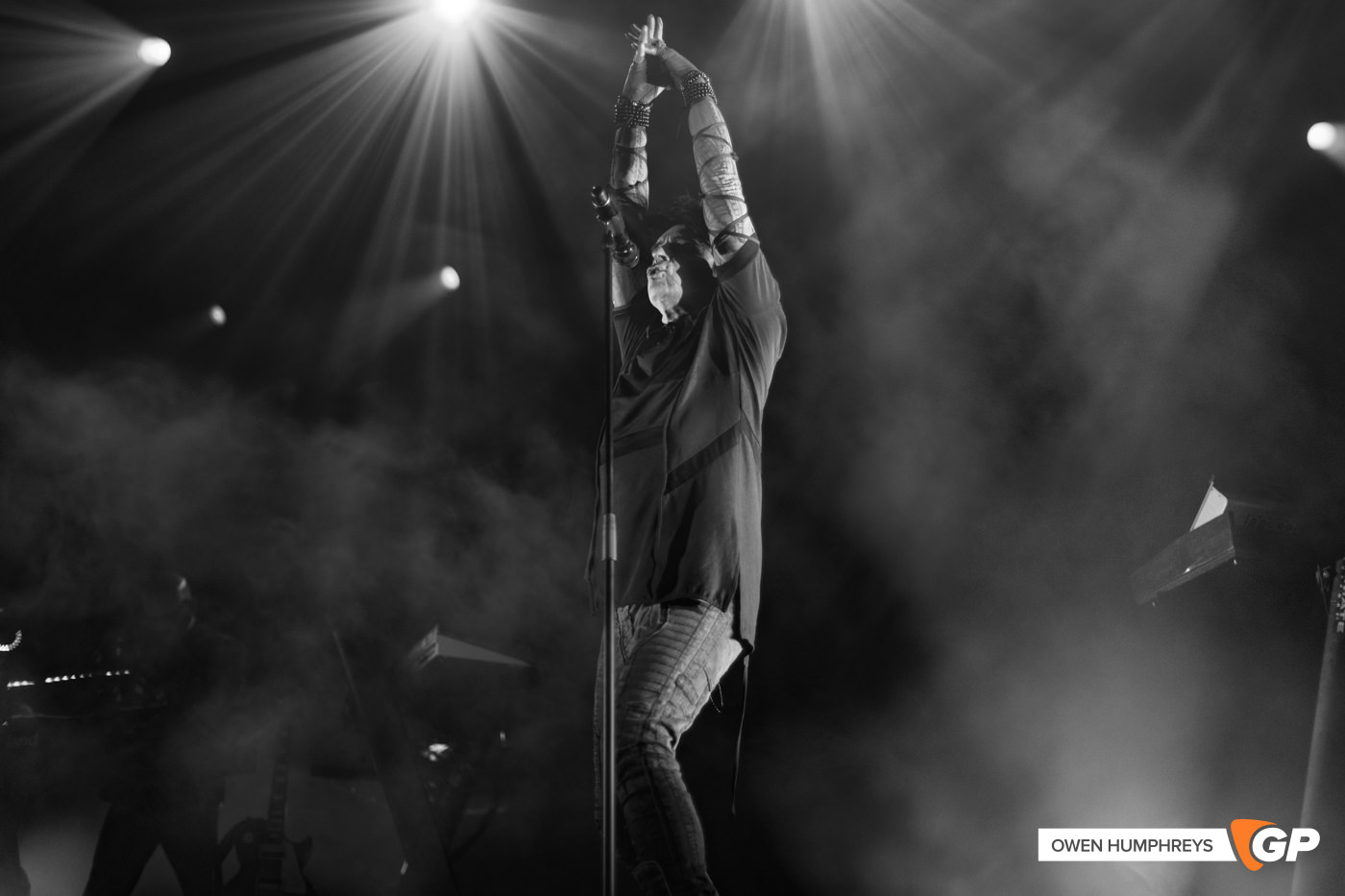 Gary Numan at 3Olympia Theatre. Photo by Owen Humphreys www.owen.ie