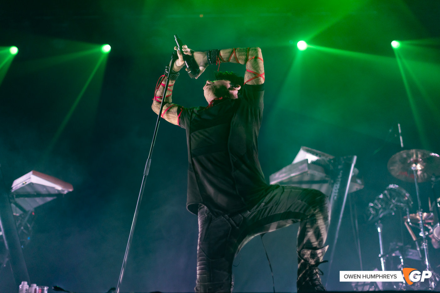 Gary Numan at 3Olympia Theatre. Photo by Owen Humphreys www.owen.ie