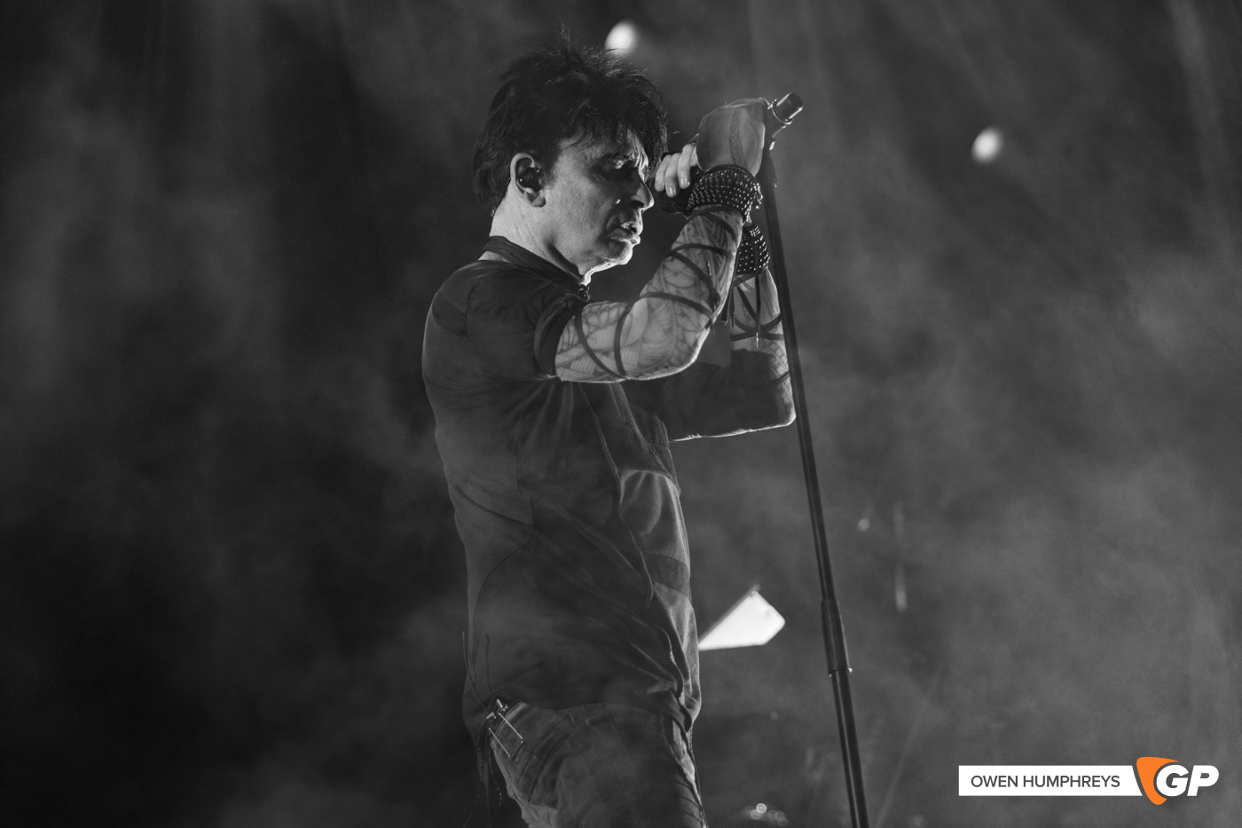 Gary Numan at 3Olympia Theatre. Photo by Owen Humphreys www.owen.ie