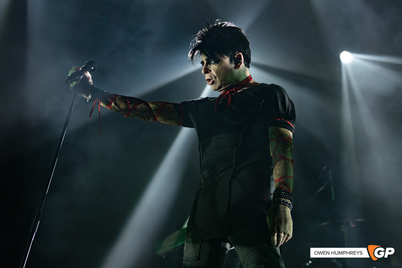 Gary Numan at 3Olympia Theatre. Photo by Owen Humphreys www.owen.ie