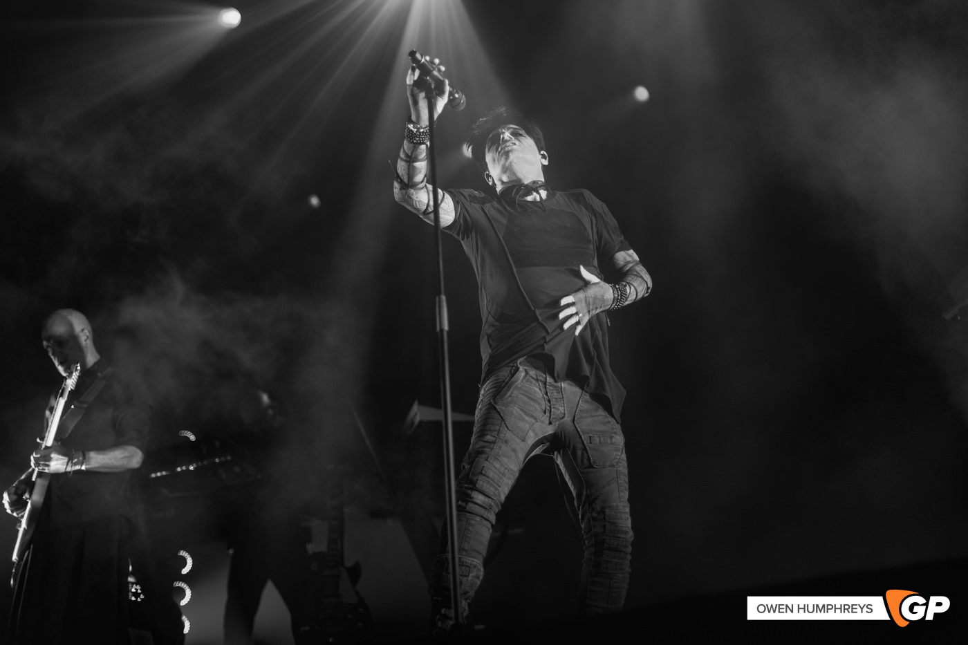 Gary Numan at 3Olympia Theatre. Photo by Owen Humphreys www.owen.ie