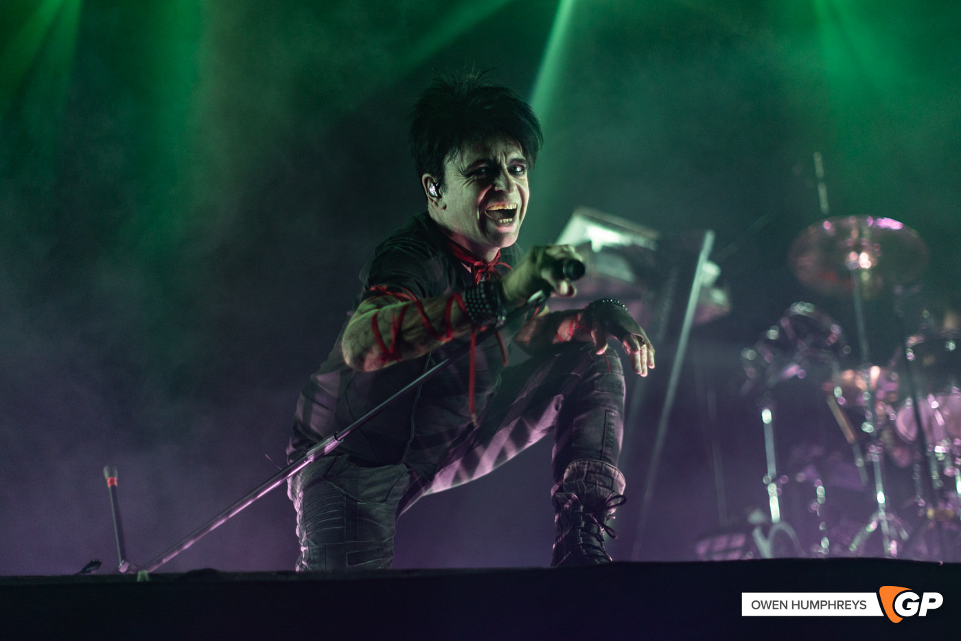 Gary Numan at 3Olympia Theatre. Photo by Owen Humphreys www.owen.ie