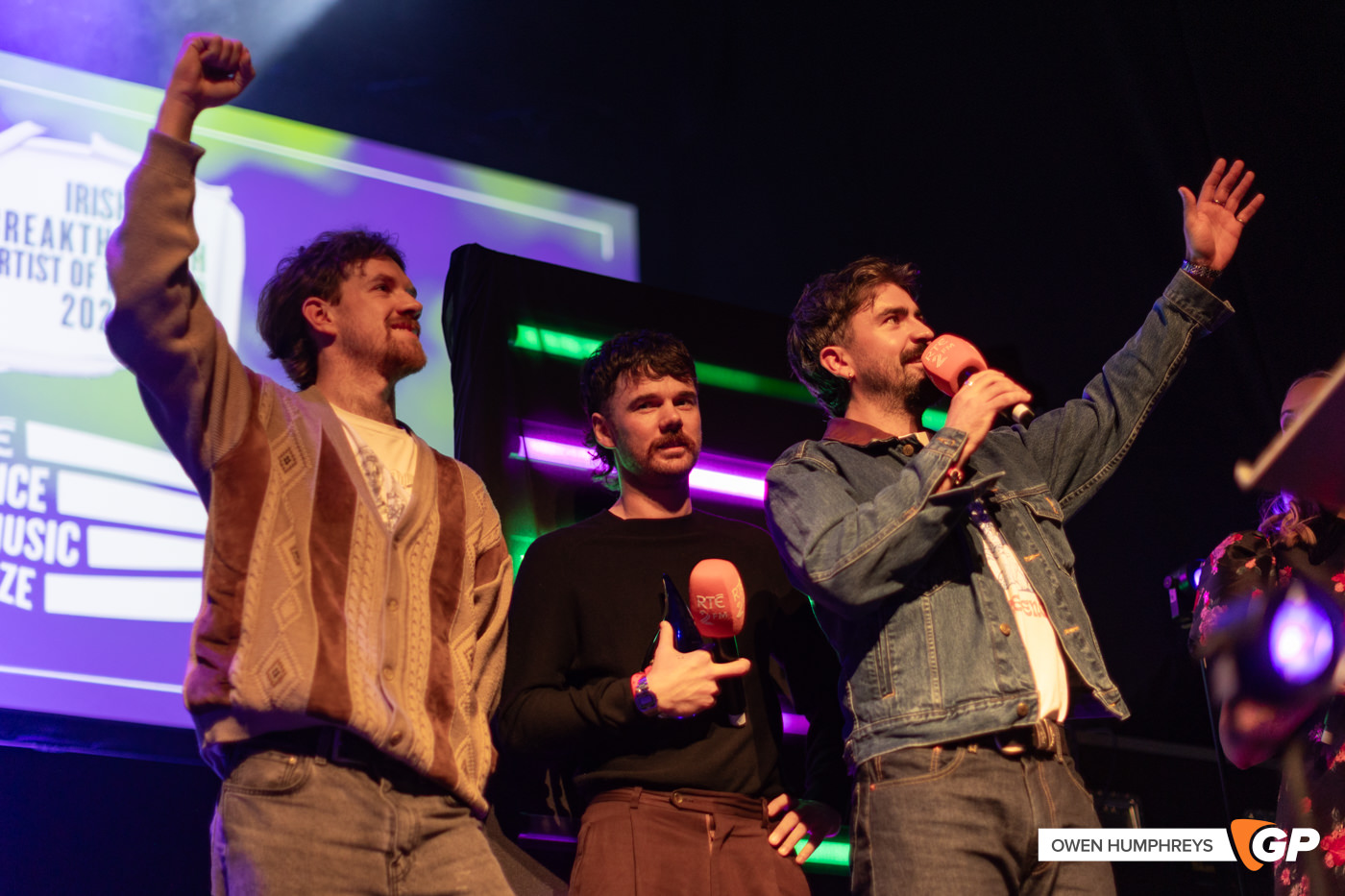 Amble at RTE Choice Music Prize. Photo by Owen Humphreys www.owen.ie