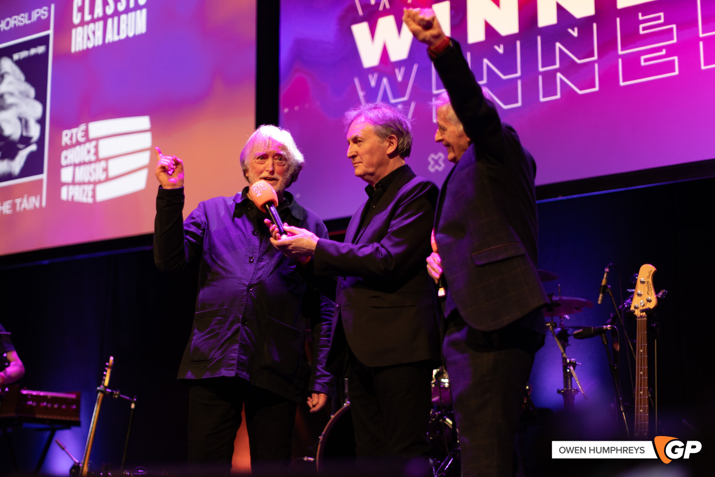 Horslips at RTE Choice Music Prize. Photo by Owen Humphreys www.owen.ie