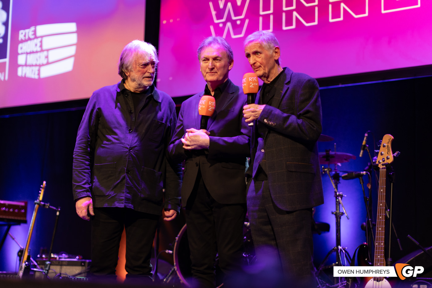 Horslips at RTE Choice Music Prize. Photo by Owen Humphreys www.owen.ie