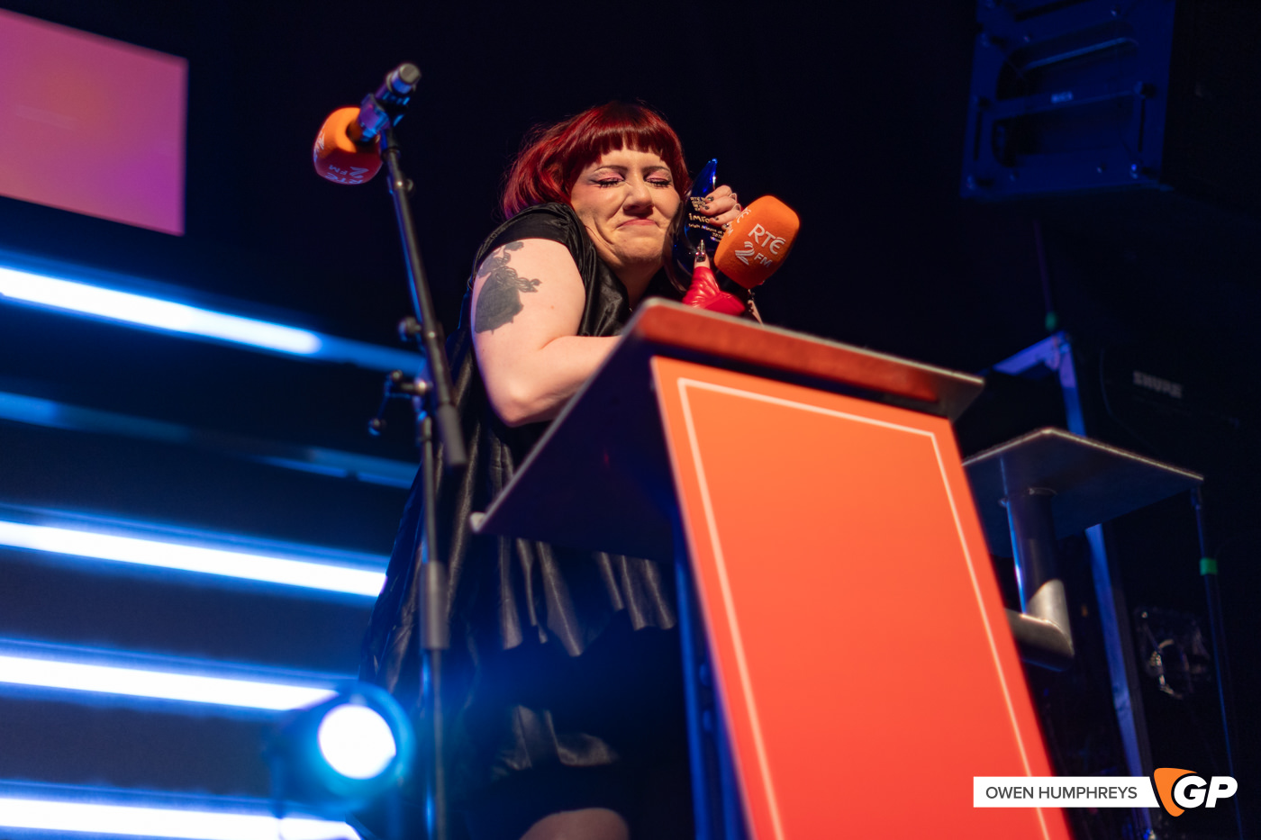 CMAT at RTE Choice Music Prize. Photo by Owen Humphreys www.owen.ie