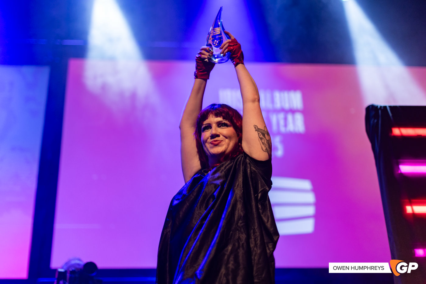 CMAT at RTE Choice Music Prize. Photo by Owen Humphreys www.owen.ie